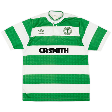 1987-89 Celtic Centenary Home Shirt - 8/10 - (S)