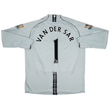 2007-08 Manchester United Player Issue GK Shirt Van Der Sar #1 - 9/10 - (XXL)
