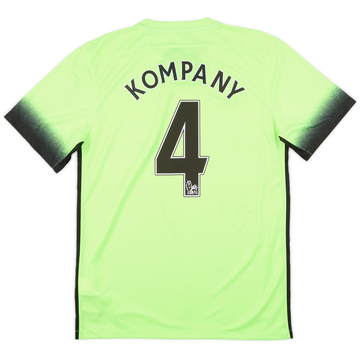 2015-16 Manchester City Third Shirt Kompany #4 (M)