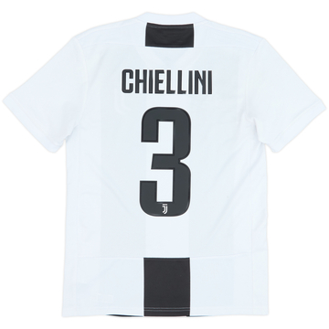 2018-19 Juventus Home Shirt Chiellini #3 - 8/10 - (S)