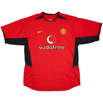 2002-04 Manchester United Home Shirt - 4/10 - (L)