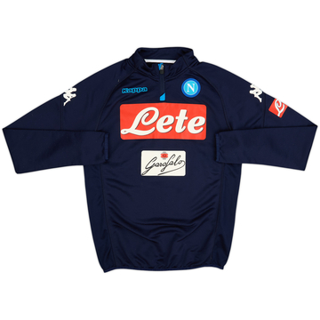 Top de entrenamiento 1/4 Zip Kappa del Napoli 2017-18 - 6/10 - (S)