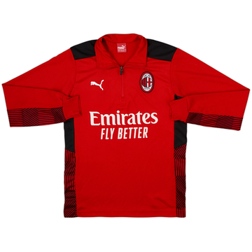 2017-18 AC Milan Puma 1/4 Zip Drill Top - 8/10 - (M)