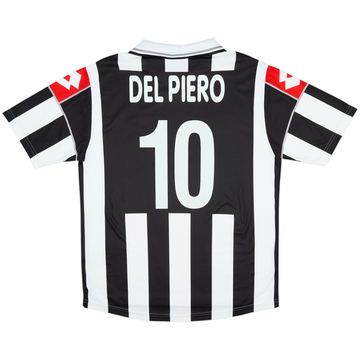 2000-01 Juventus Home Shirt Del Piero #10 - 8/10 - (L)