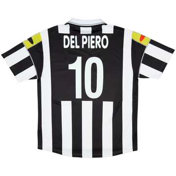 2000-01 Juventus CiaoWeb Home Shirt Del Piero #10 - 8/10 - (XL)