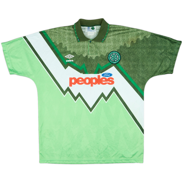 1991-92 Celtic Away Shirt - 8/10 - (L)
