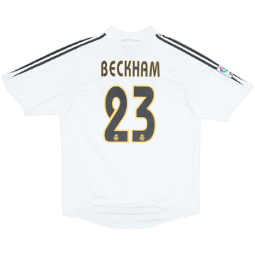 2004-05 Real Madrid Home Shirt Beckham #23 - 8/10 - (L)