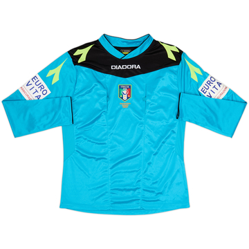 2015-17 Italy Diadora Referee L/S Shirt - 6/10 - (M)