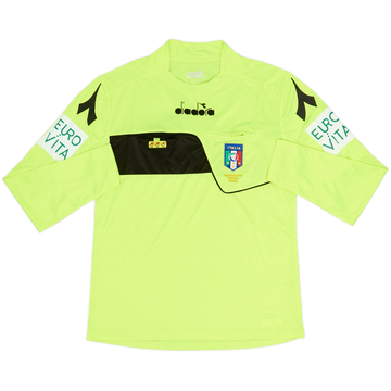 2018-19 Italy Diadora Referee L/S Shirt - 9/10 - (M)