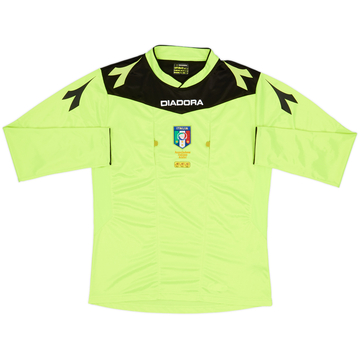 2015-16 Italy Diadora Referee L/S Shirt - 8/10 - (M)