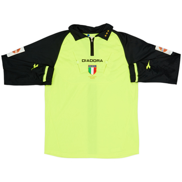 Camiseta Diadora de árbitro L/S de Italia 2004-05 - 7/10 - (M)