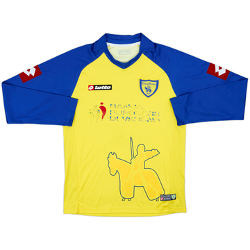 2008-09 Chievo Verona Home L/S Shirt - 4/10 - (XS)