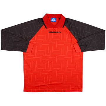 1990s Umbro Template L/S Shirt - 10/10 - (XL)