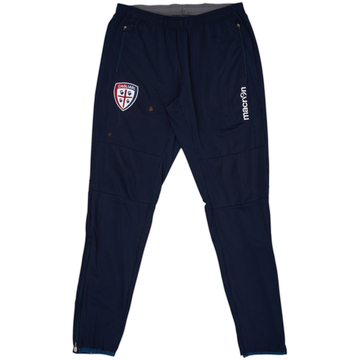2008-09 Cagliari Macron Track Pants/Bottom - 5/10 - (L)
