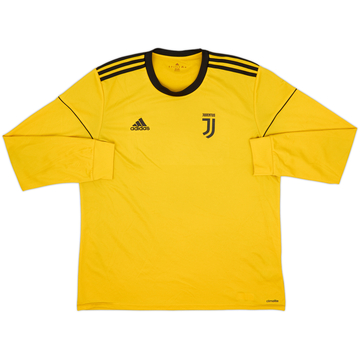 Camiseta adidas de entrenamiento de manga larga del Juventus 2017-18 - 8/10 - (XL)