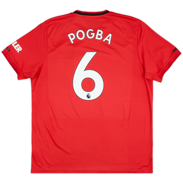 2019-20 Manchester United Home Shirt Pogba #6 - 5/10 - (XL)