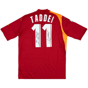 2005-06 Roma Signed Home Taddei #11 - 8/10 - (XL)