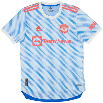 2021-22 Manchester United Authentic Away Shirt - 4/10 - (S)
