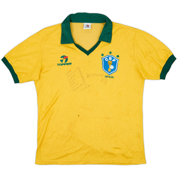 1985-88 Brazil Home Shirt - 3/10 - (M)