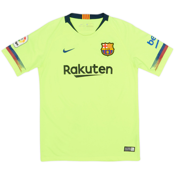 2018-19 Barcelona Away Shirt - 6/10 - (L.Boys)