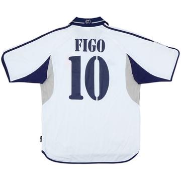 2000-01 Real Madrid Home Shirt Figo #10 - 5/10 - (M)