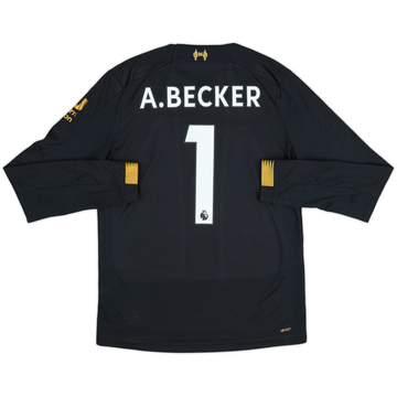 2019-20 Liverpool GK Shirt A.Becker #1 - 8/10 - (S)