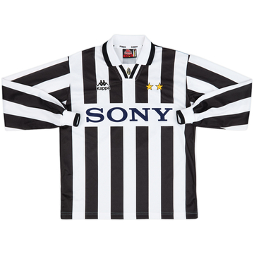 1995-97 Juventus Home L/S Shirt - 9/10 - (S)