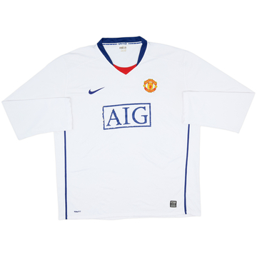 2008-10 Manchester United Away L/S Shirt - 5/10 - (XXL)