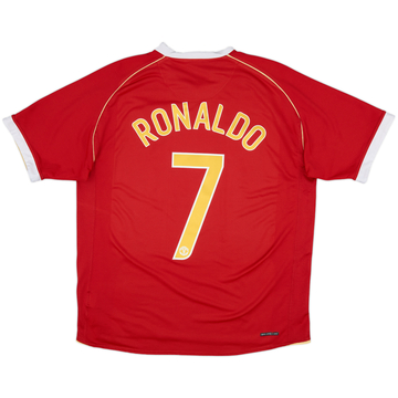2006-07 Manchester United Home Shirt Ronaldo #7 - 6/10 - (L)