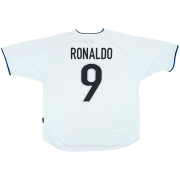 1999-00 Inter de Milán Camiseta Visitante Ronaldo #9 - 8/10 - (L)