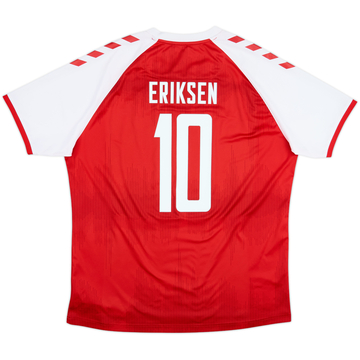 2020-21 Denmark Home Shirt Eriksen #10 - 6/10 - (XL)