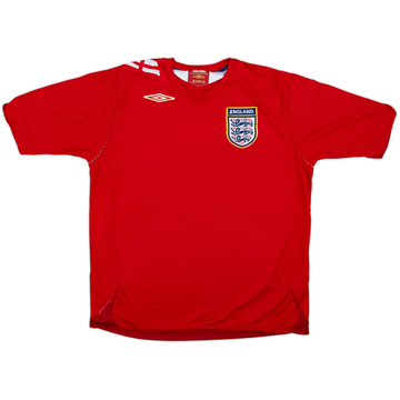 2006-08 England Away Shirt - 5/10 - (L)