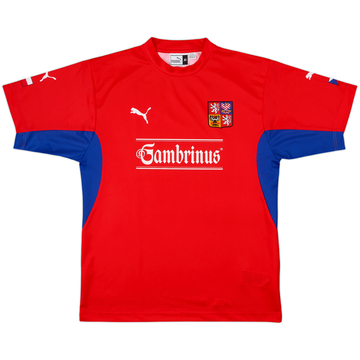 2002-04 Czech Republic Basic Home Shirt - 9/10 - (XL)