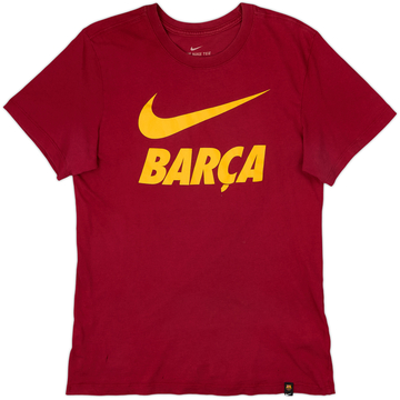 2020-21 Barcelona Nike Cotton Tee - 5/10 - (S)