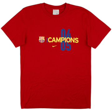 2004-05 Barcelona Nike Cotton Tee - 8/10 - (M)