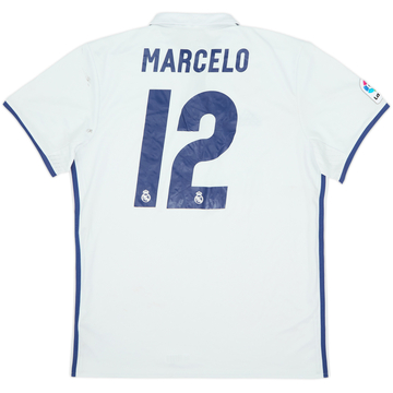 2016-17 Real Madrid Home Shirt Marcelo #12 - 4/10 - (L)
