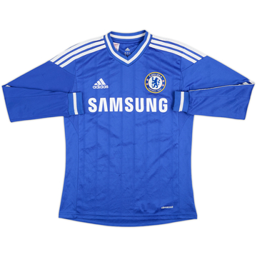 2013-14 Chelsea Home L/S Shirt - 6/10 - (L.Boys)