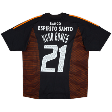 2002-03 Benfica Away Shirt Nuno Gomes #21 - 7/10 - (XL)