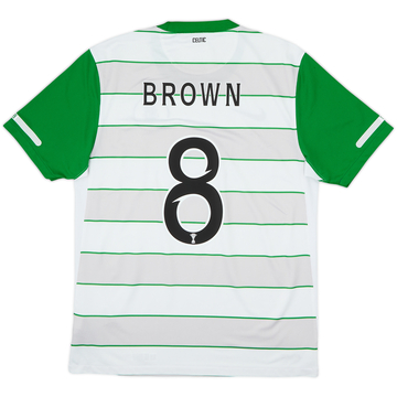 2011-12 Celtic Away Shirt Brown #8 - 9/10 - (M)