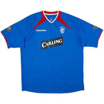 2005-06 Rangers Home Shirt - 6/10 - (XL)