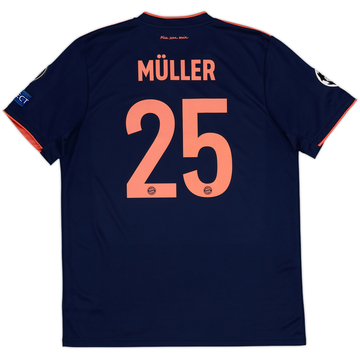 2019-20 Bayern Munich Third Shirt Muller #25 - 10/10 - (L)
