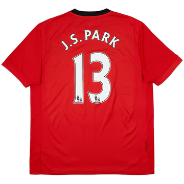Camiseta de local del Manchester United 2009-10 J.S.Park #13 - 10/10 - (L)
