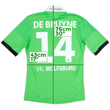 2013-14 Wolfsburg Away Shirt De Bruyne #14 - 7/10 - (S)