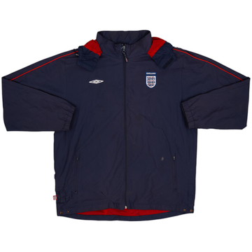2007-09 England Umbro Hooded Track Jacket - 4/10 - (L)