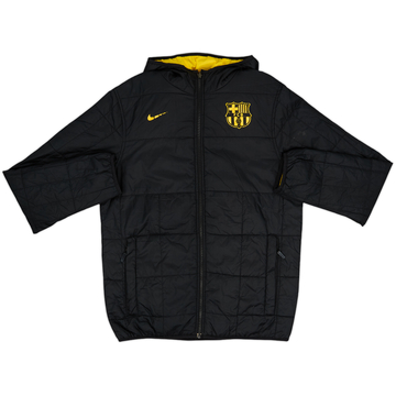 2011-12 Barcelona Nike Reversible Hooded Rain Jacket - 5/10 - (M)