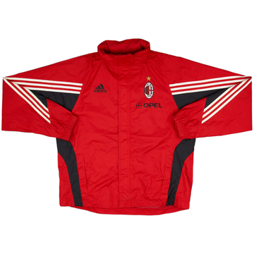 2003-04 AC Milan adidas Hooded Rain Jacket - 8/10 - (L)