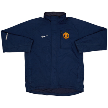 2005-06 Manchester United Nike Hooded Rain Jacket - 4/10 - (S)