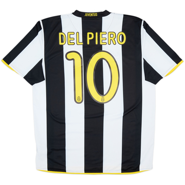 2008-09 Juventus Home Shirt Del Piero #10 - 9/10 - (L)