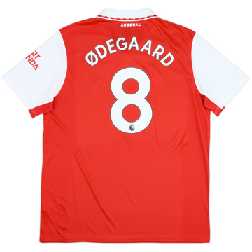 2022-23 Arsenal Home Shirt Odegaard #8 - 7/10 - (XL)