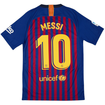 2018-19 Barcelona Home Shirt Messi #10 - 10/10 - (S)